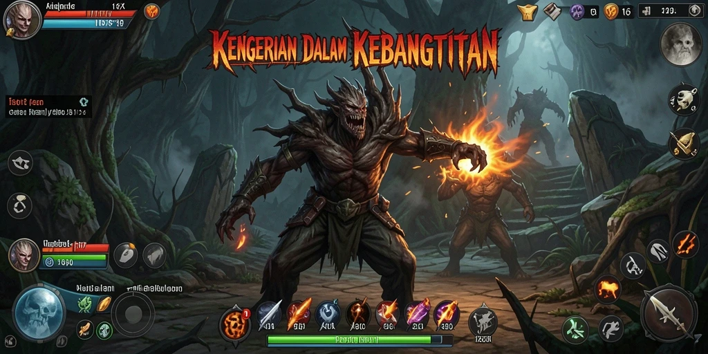 Tampilan gameplay yang intens dan menakutkan dari 116X.