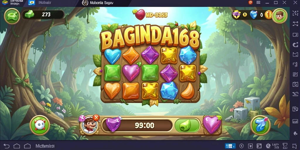 Tampilan gameplay BAGINDA168 yang penuh warna dan menarik.