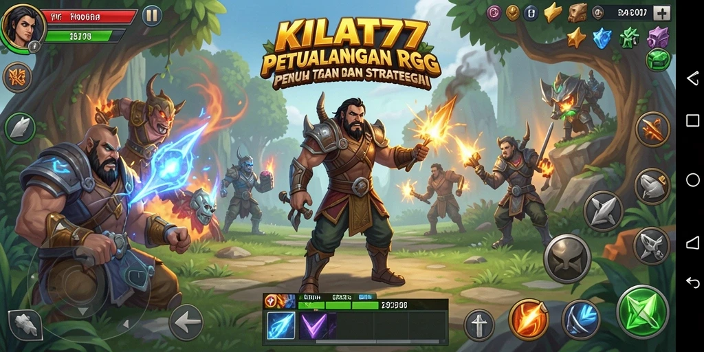 Screenshot KILAT77 menampilkan pertempuran seru dan grafis menawan.