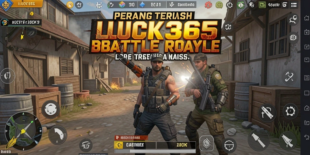 Tampilan gameplay LUCK365 yang mendebarkan dan penuh aksi.