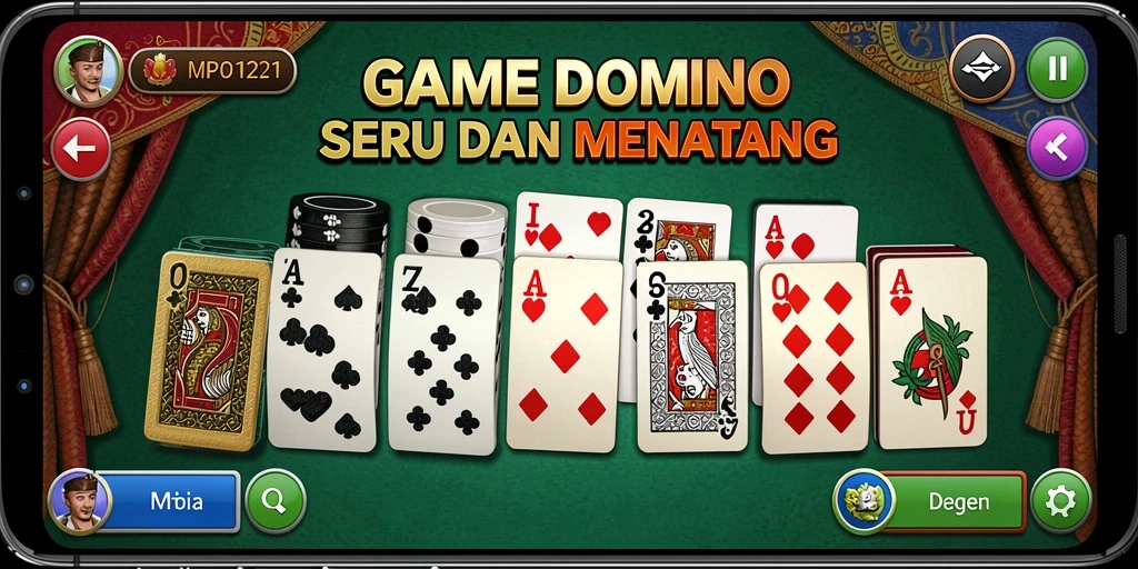 Tampilan seru dari permainan Domino MPO1221 yang penuh tantangan.