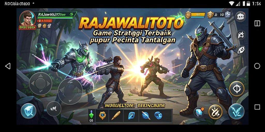 Tampilan gameplay intens dari RAJAWALITOTO dengan strategi mendebarkan.
