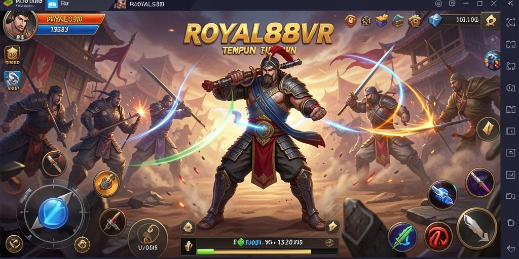 Tampilan permainan TPS yang mendebarkan di ROYAL88.