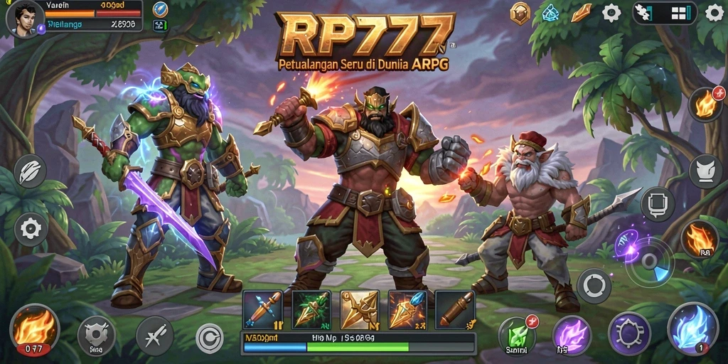 Tampilan gameplay RP777 yang memukau dan penuh aksi.