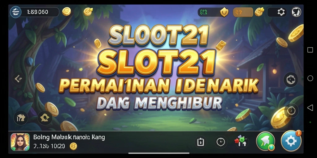 Tampilan gameplay menarik dari SLOT21 yang menyajikan suasana idle.
