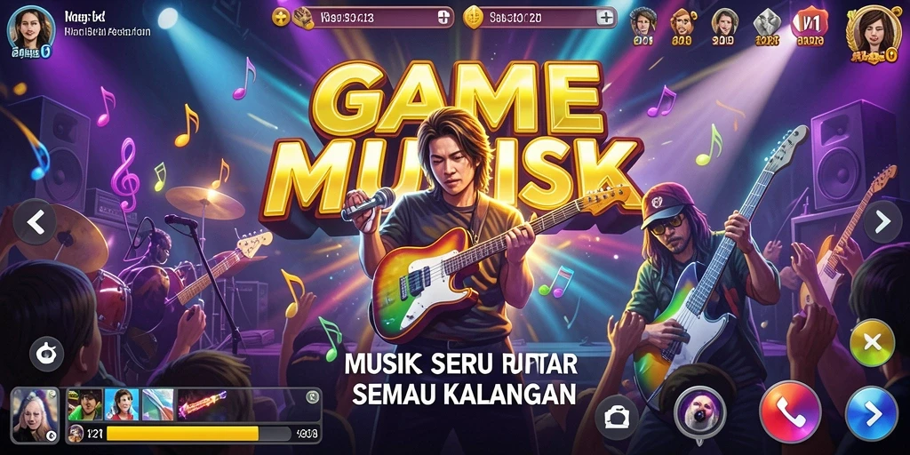 Tampilan gameplay V21 yang seru dan interaktif.