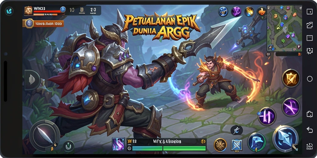 Tampilan gameplay memukau dari <strong>WIN33</strong> dengan aksi ARPG yang seru.